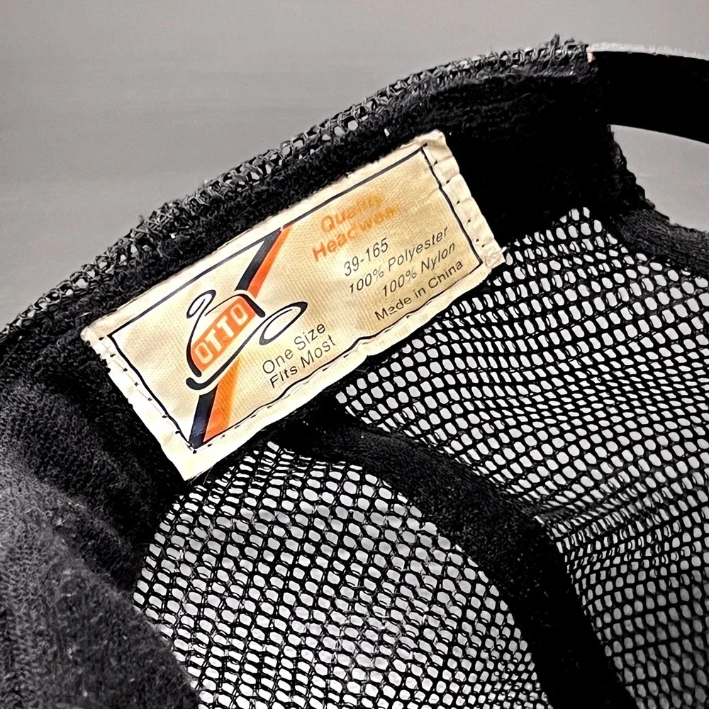 The District Lounge Hat Cap Snap Back Newport Beach California Trucker OTTO Mesh